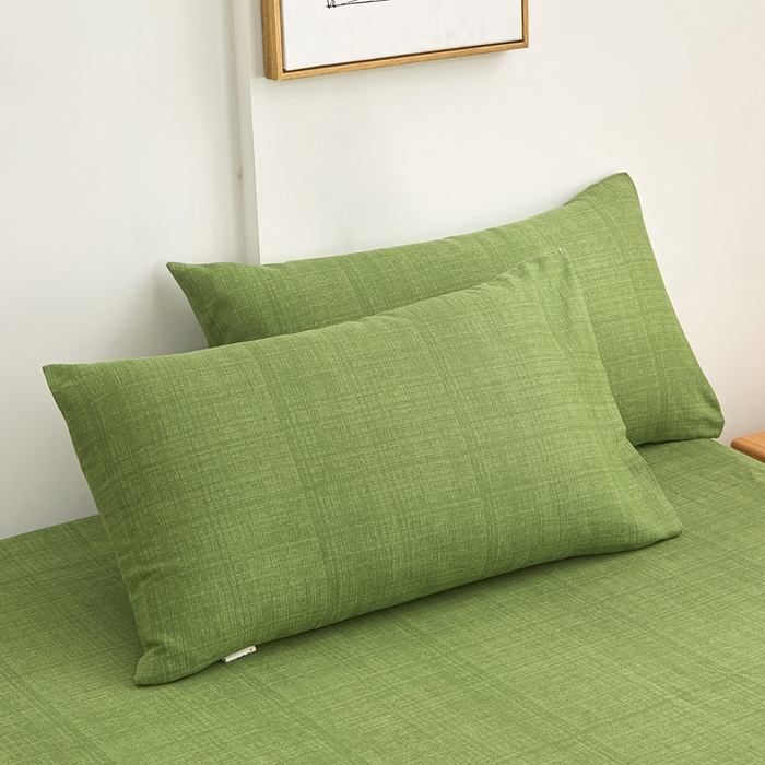 91家纺网 家纺一手货源 找家纺 首爱2025新款原棉老粗布床笠支持特殊规格定制 常年不断货 大批量供应  嫩緑