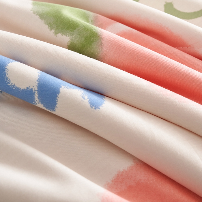 91家纺网 家纺一手货源 找家纺 羽梦家纺2025新款新疆棉花全棉夏凉被 水蜜桃