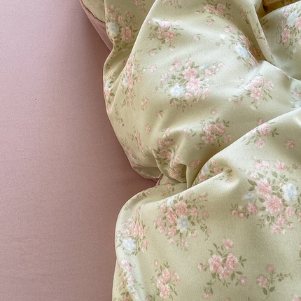 91家纺网 家纺一手货源 找家纺 （总）富缦庭2025新款A类针织双层纱四件套