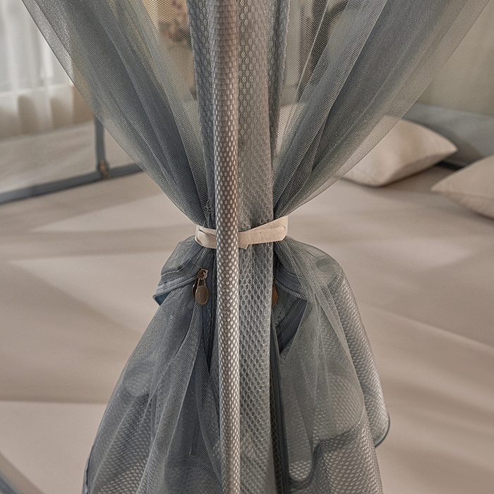 91家纺网 家纺一手货源 找家纺 （总）青竹苑2025新款花边款床笠底防摔坐床蚊帐-伊甸园