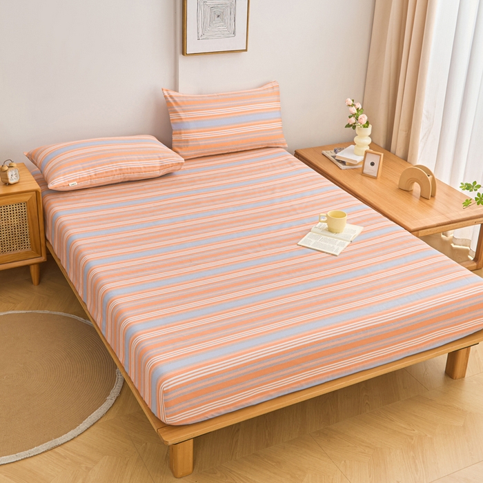 91家纺网 家纺一手货源 找家纺 首爱2025新款原棉老粗布床笠支持特殊规格定制 常年不断货 大批量供应  热恋