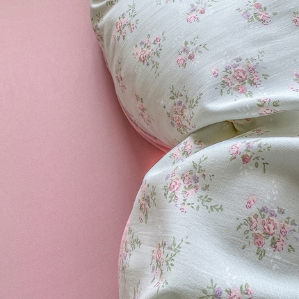 富缦庭2025新款A类针织双层纱四件套花华庄园