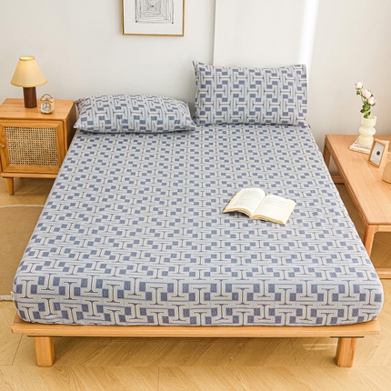 首爱2025新款原棉老粗布床笠支持特殊规格定制 常年不断货 大批量供应  时尚风