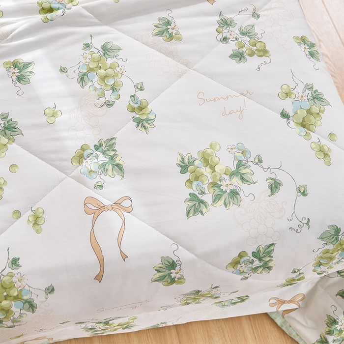 91家纺网 家纺一手货源 找家纺 羽梦家纺2025新款新疆棉花全棉夏凉被 水晶葡萄