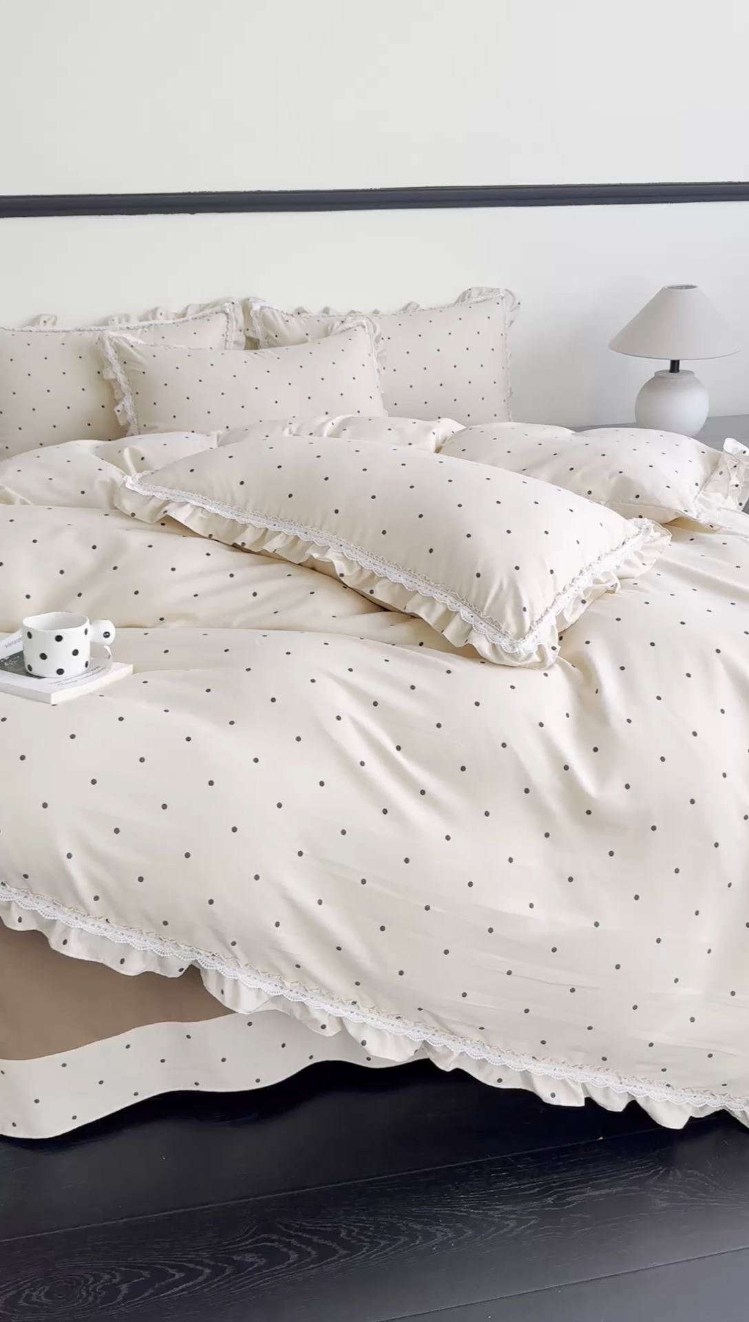 91家纺网 家纺一手货源 找家纺 可思家纺2025新款可思-韩版双层纱四件套 若拉