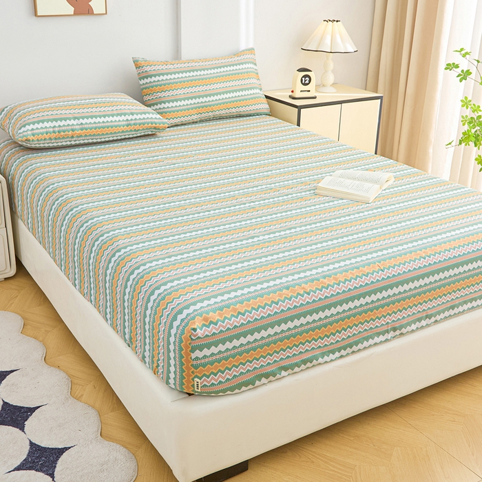 91家纺网 家纺一手货源 找家纺 首爱2025新款原棉老粗布床笠支持特殊规格定制 常年不断货 大批量供应  向往条致