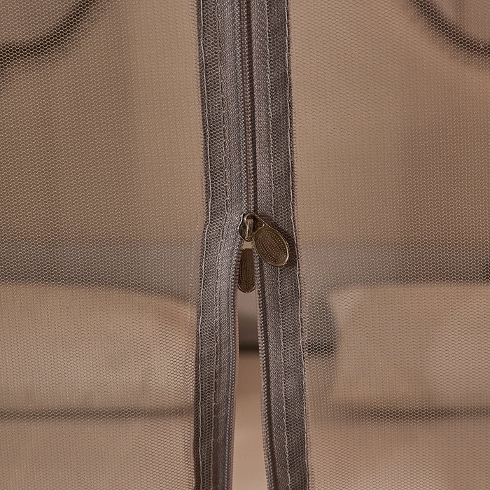 91家纺网 家纺一手货源 找家纺 青竹苑2025新款花边款床笠底防摔坐床蚊帐-伊甸园 伊甸园-棕咖