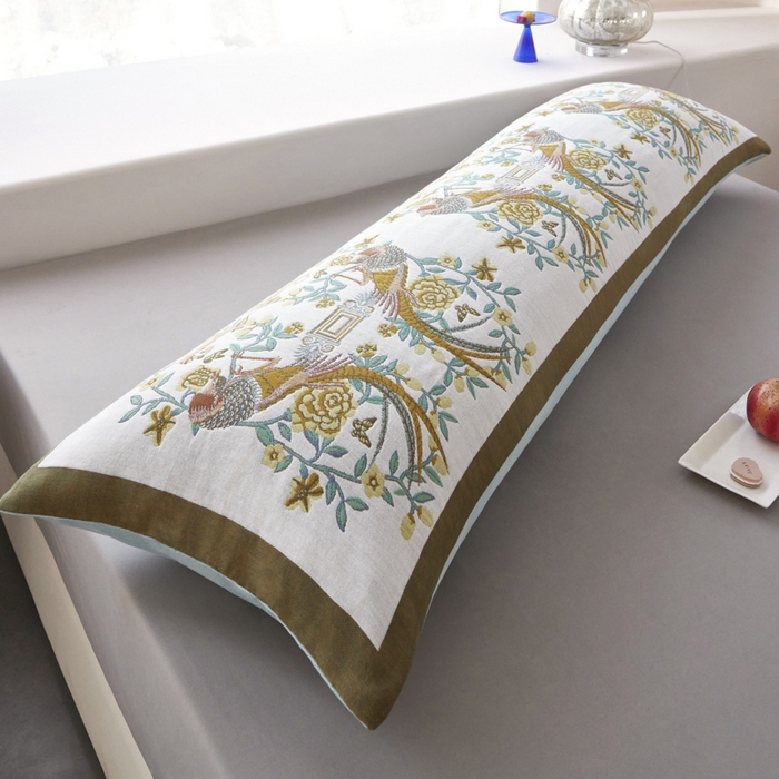 91家纺网 家纺一手货源 找家纺 爱港家纺 2025新款全棉纱布长枕套，双人 单人 情侣款纯棉枕套 百鸟之王