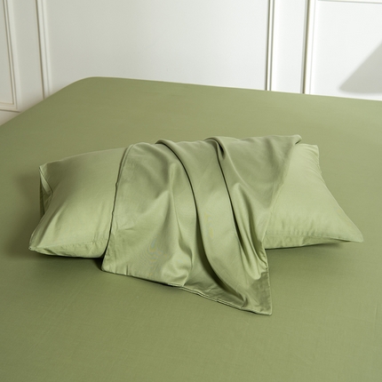 91家纺网 家纺一手货源 找家纺 （总）Mr.pig猪先生水洗棉 2025新款A类超柔天丝棉纯色单枕套