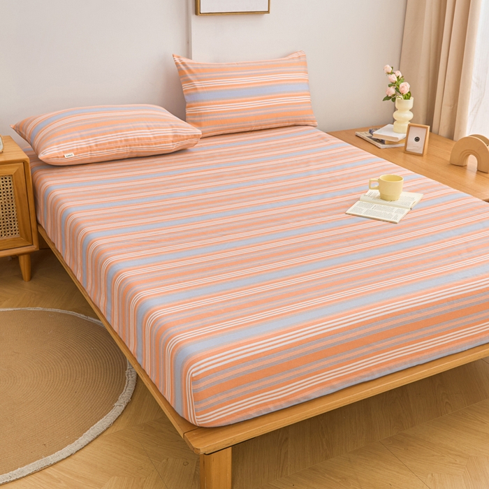 91家纺网 家纺一手货源 找家纺 首爱2025新款原棉老粗布床笠支持特殊规格定制 常年不断货 大批量供应  热恋