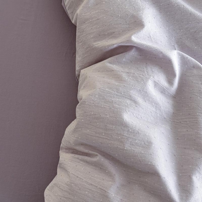 91家纺网 家纺一手货源 找家纺 ab家纺 2025新款小碎花三层纱 波尔卡-紫