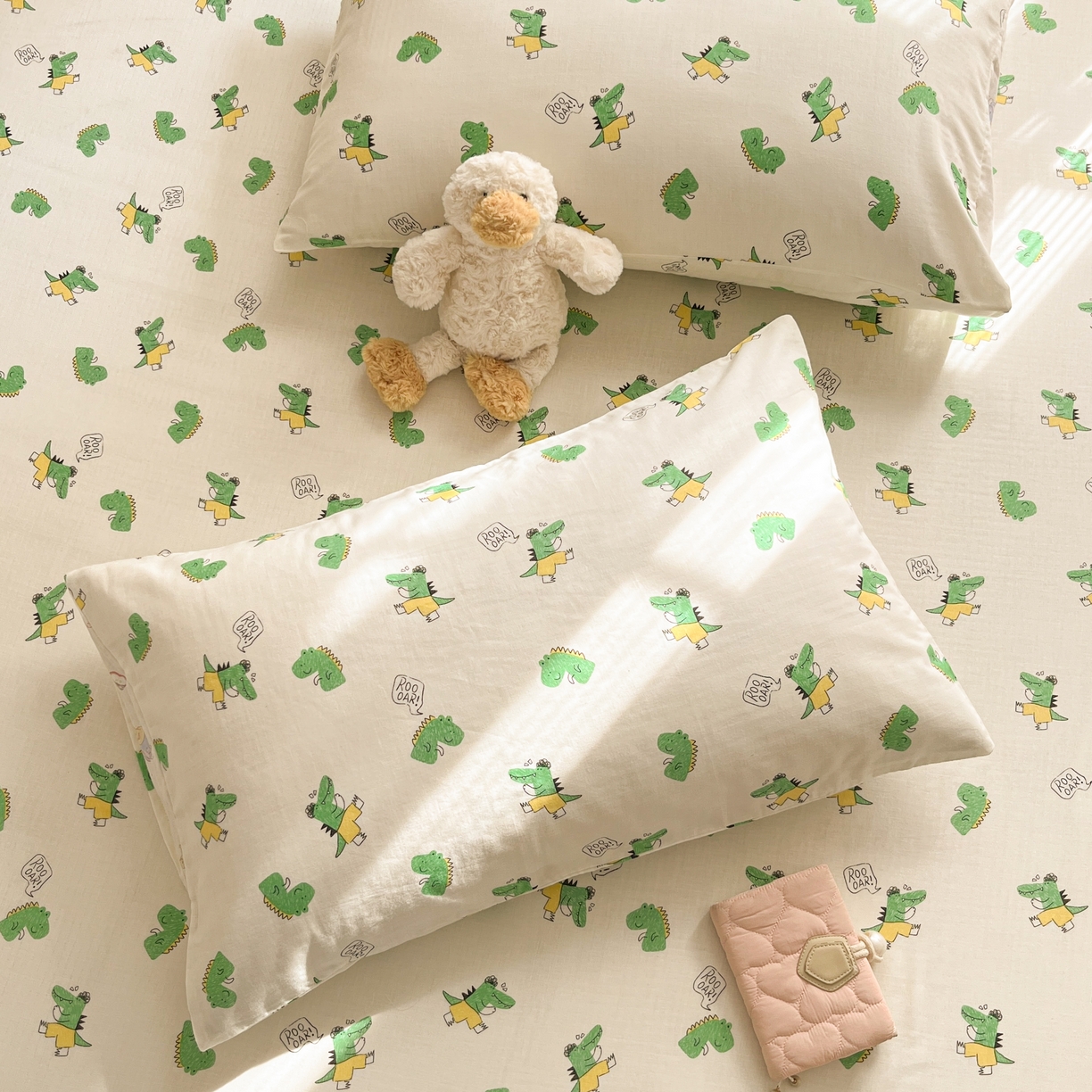 91家纺网 家纺一手货源 找家纺 博雅 2025新款全棉A类双层纱床笠 酷酷龙