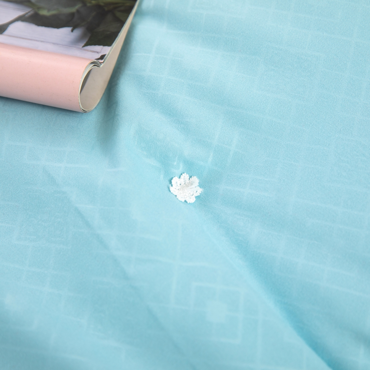 91家纺网 家纺一手货源 找家纺 江山被业 2025新款供直播手工订花蚕丝被拉链款子母被春夏秋冬被 孔雀绿 有控价 +100