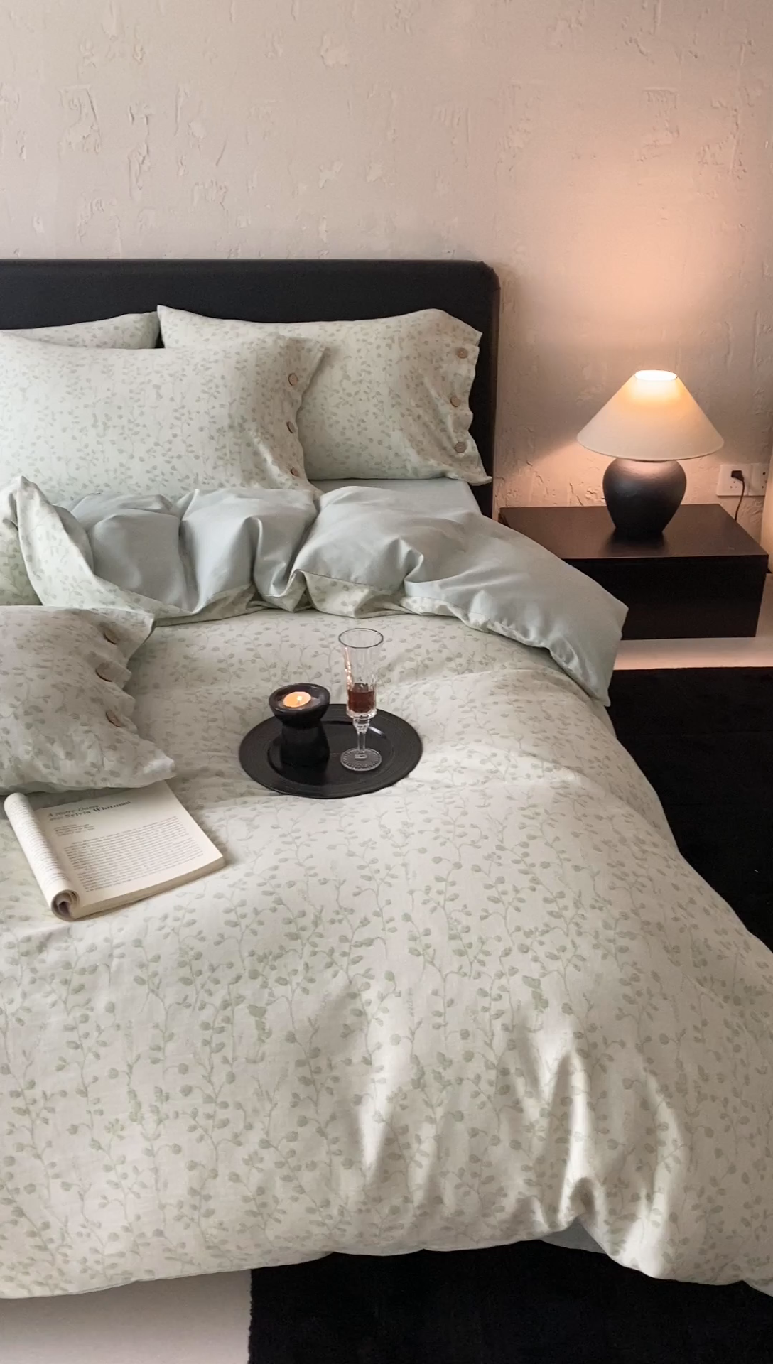 91家纺网 家纺一手货源 找家纺 旷野 2025新款全棉色织提花四件套 山野-绿