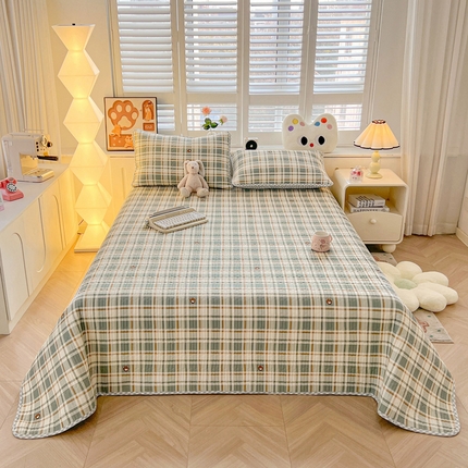 91家纺网 家纺一手货源 找家纺 （总）雅萱家纺  2025新款双面全棉印花床盖三件套