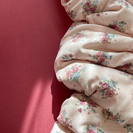 91家纺网 家纺一手货源 找家纺 （总）仟网汇 2025新款有氧全棉双层纱四件套