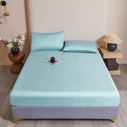 91家纺网 家纺一手货源 找家纺 雅萱家纺  2025新款60s兰精天丝系列-单床笠 60s天丝天水兰