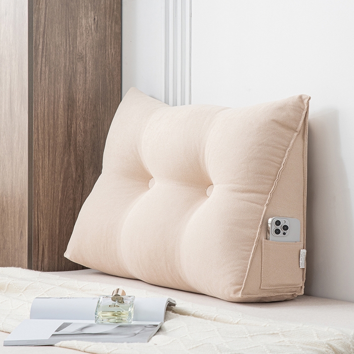 91家纺网 家纺一手货源 找家纺 美达人2025新款韩国绒三角靠背 三角单人 浅棕