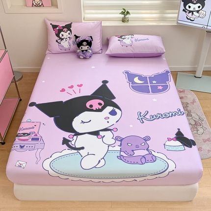 金爱家 2025新款三丽欧全棉大版单品--床笠 棉单品-音乐库洛米