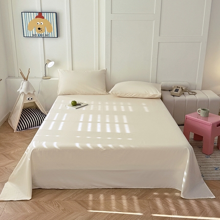 91家纺网 家纺一手货源 找家纺 （总）卢赛尔 2025新款全13372纯色床单系列