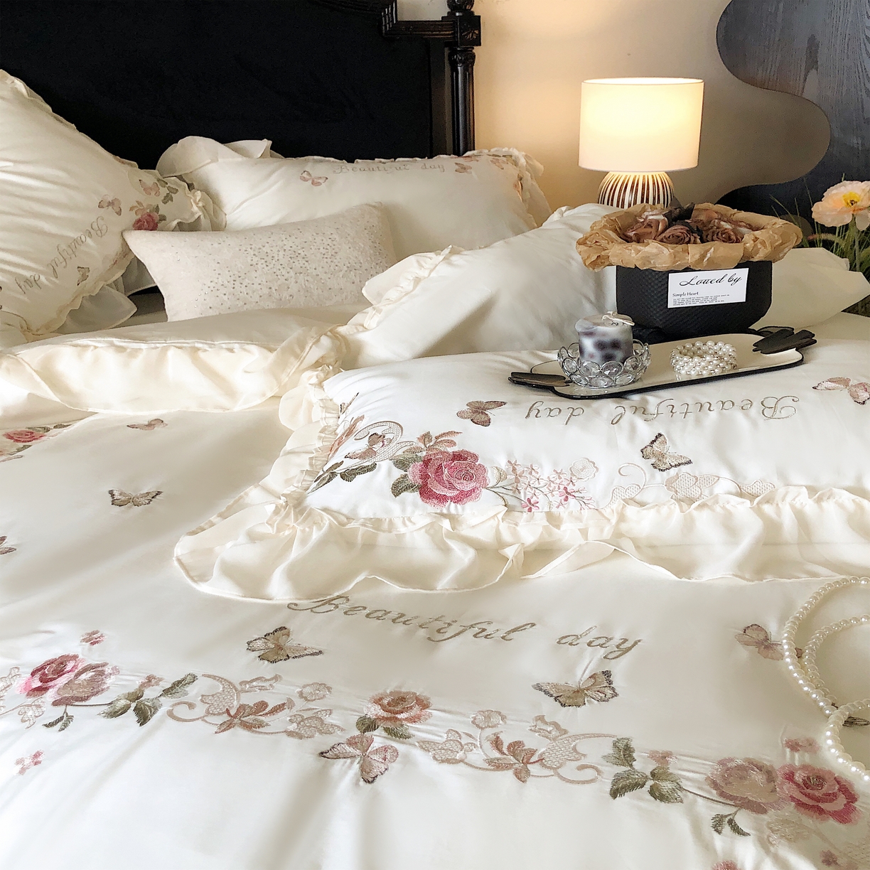 91家纺网 家纺一手货源 找家纺 馨蕊家居  2025年春夏新品100S高奢简约长绒棉系列—棉春溪 春溪-月光白