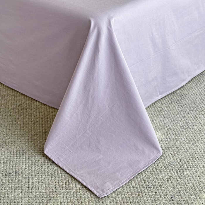 91家纺网 家纺一手货源 找家纺 ab家纺 2025新款小碎花三层纱 波尔卡-紫