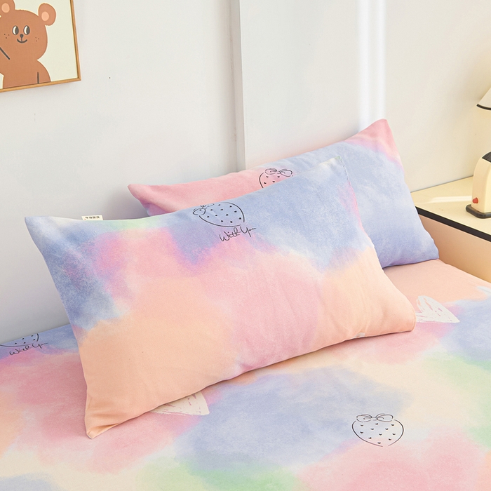 91家纺网 家纺一手货源 找家纺 首爱2025新款原棉老粗布床笠支持特殊规格定制 常年不断货 大批量供应  梦幻星空