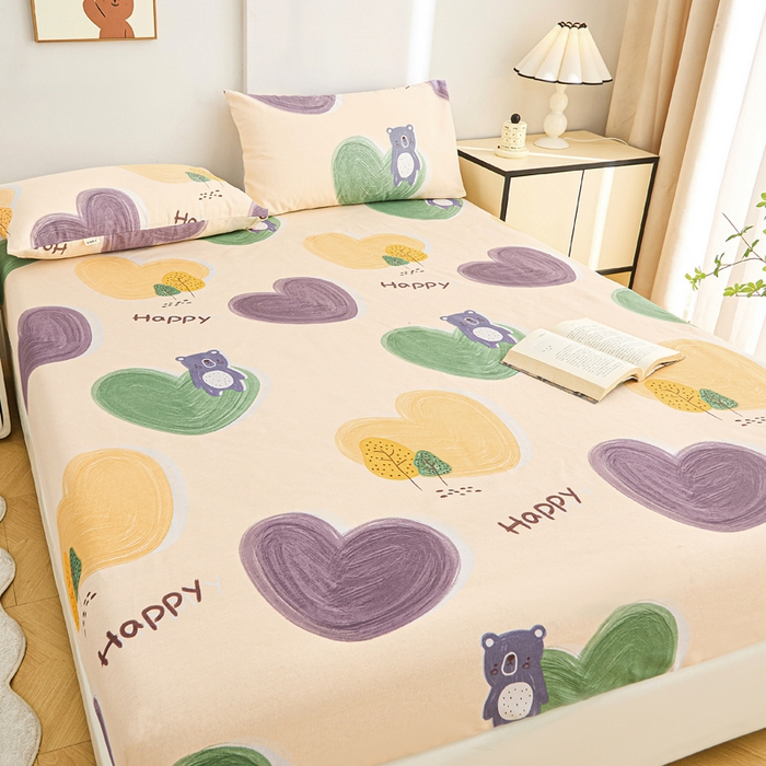 91家纺网 家纺一手货源 找家纺 首爱2025新款原棉老粗布床笠支持特殊规格定制 常年不断货 大批量供应  暖心绒语