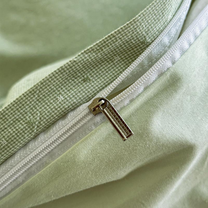 91家纺网 家纺一手货源 找家纺 ab家纺 2025新款小碎花三层纱 波尔卡-绿