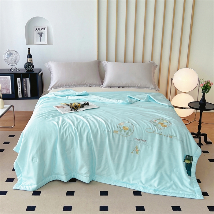 91家纺网 家纺一手货源 找家纺 （总）优姿家纺 2025新款60S天丝绣花镂空夏被4