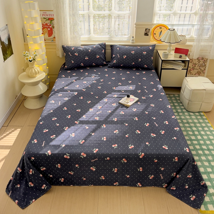 91家纺网 家纺一手货源 找家纺 纽缦家纺 2025新款云感提花双层纱床单 大吉大厘