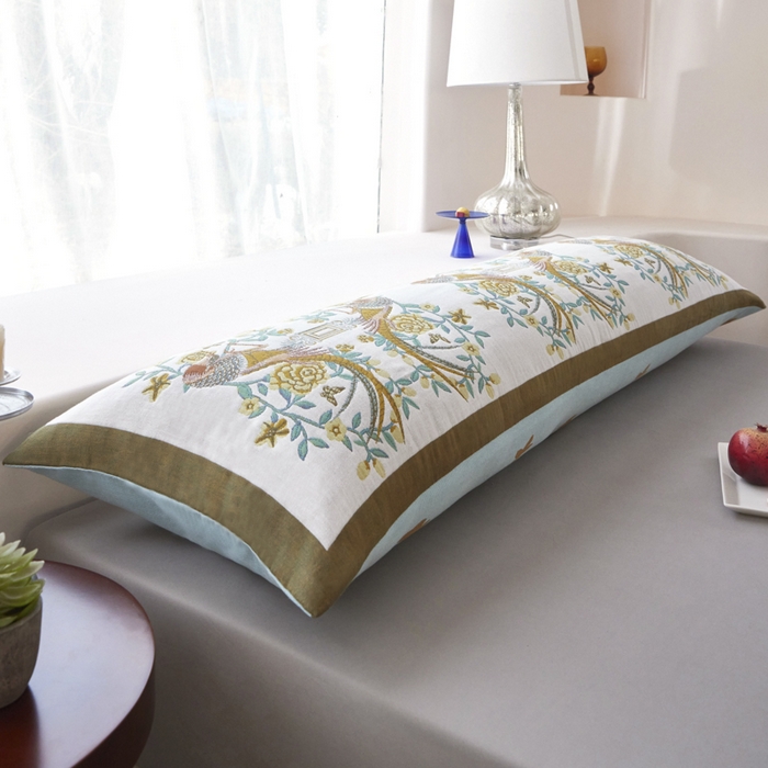 91家纺网 家纺一手货源 找家纺 爱港家纺 2025新款全棉纱布长枕套，双人 单人 情侣款纯棉枕套 百鸟之王