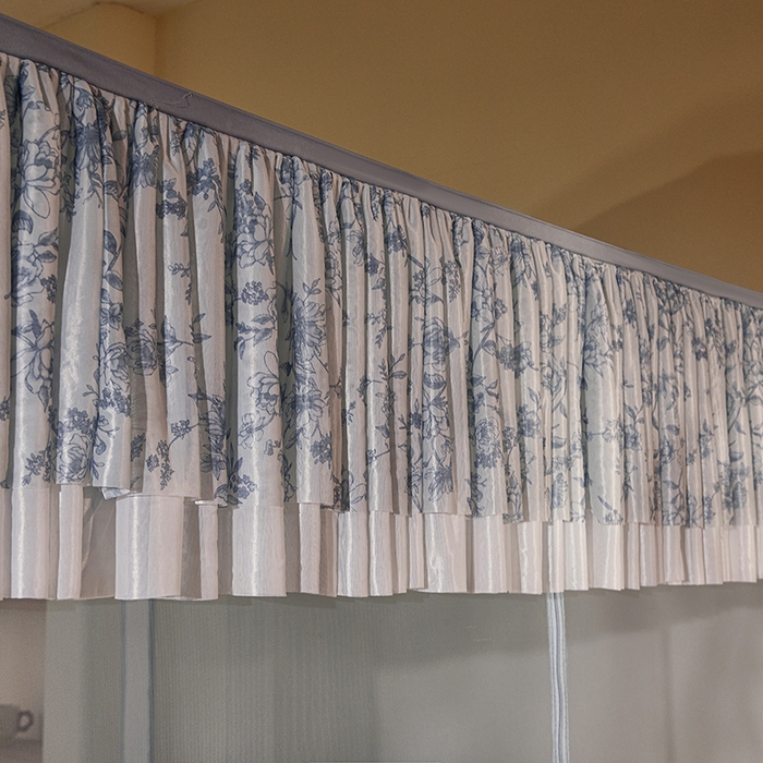 91家纺网 家纺一手货源 找家纺 （总）青竹苑2025新款花边款床笠底防摔坐床蚊帐-伊甸园