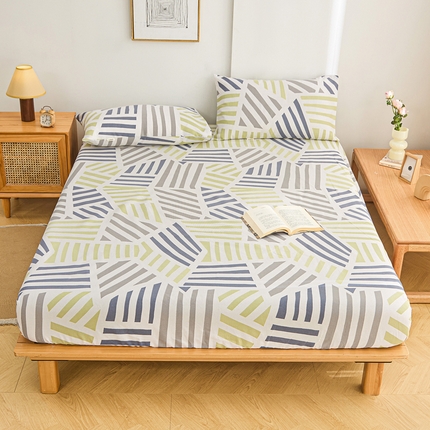 首爱2025新款原棉老粗布床笠支持特殊规格定制 常年不断货 大批量供应  几何