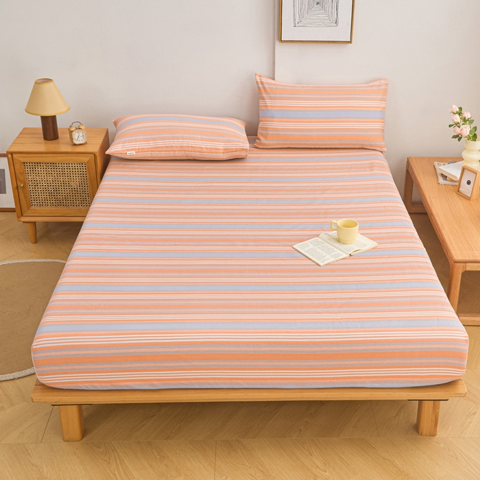 91家纺网 家纺一手货源 找家纺 首爱2025新款原棉老粗布床笠支持特殊规格定制 常年不断货 大批量供应  热恋