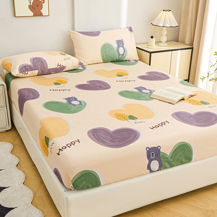 91家纺网 家纺一手货源 找家纺 首爱2025新款原棉老粗布床笠支持特殊规格定制 常年不断货 大批量供应  暖心绒语