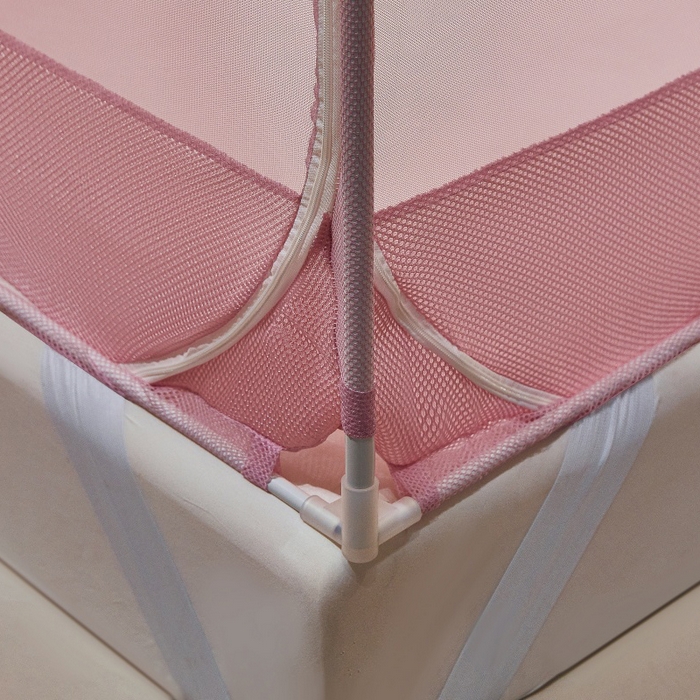 91家纺网 家纺一手货源 找家纺 卓尔居 2025绗绣编织防摔蚊帐-夏至 夏至-粉