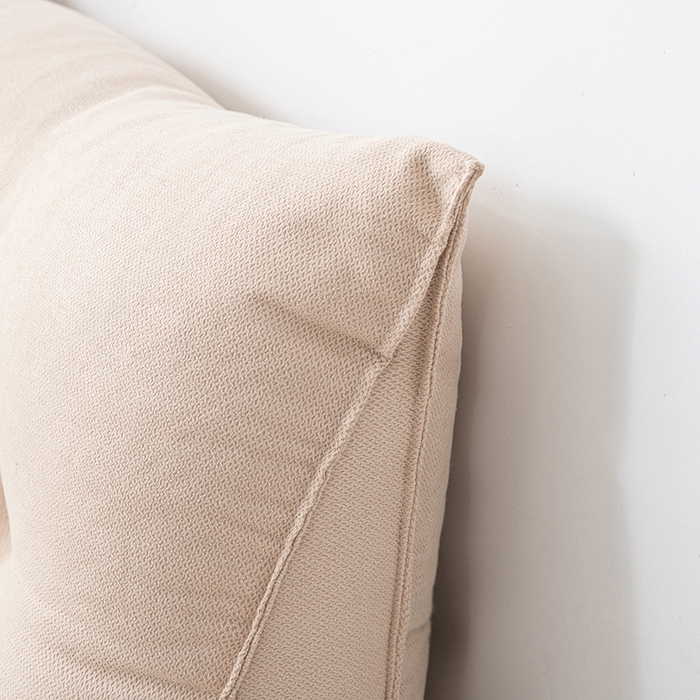 91家纺网 家纺一手货源 找家纺 美达人2025新款韩国绒三角靠背 三角单人 浅棕