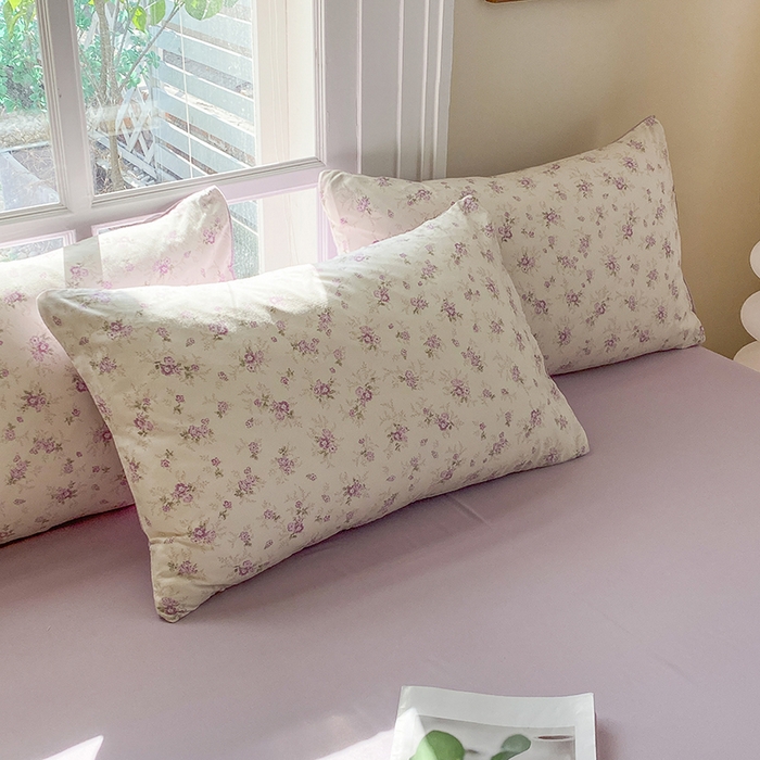 91家纺网 家纺一手货源 找家纺 富缦庭2025新款A类针织双层纱四件套春意花开