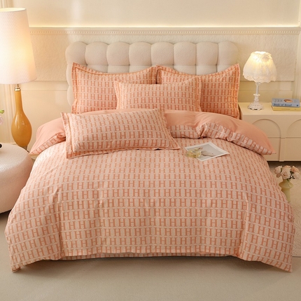 91家纺网 家纺一手货源 找家纺 （总）幸嘉轩 2025新款全棉喷气加厚磨毛印花四件套