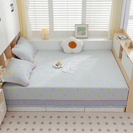 91家纺网 家纺一手货源 找家纺 手艺人2025新款亲肤舒适纯棉A类不防滑炕盖榻榻米炕垫AK01-AK06 AK06灰