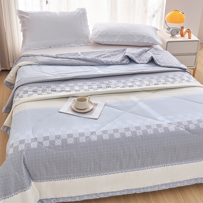 91家纺网 家纺一手货源 找家纺 羽梦家纺2025新款新疆棉花全棉夏凉被 梦想天空