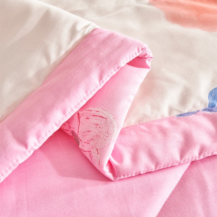 91家纺网 家纺一手货源 找家纺 羽梦家纺2025新款新疆棉花全棉夏凉被 水蜜桃