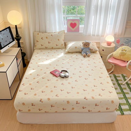 （总）博雅 2025新款全棉A类双层纱床笠