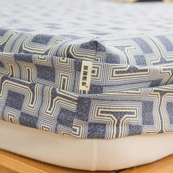 91家纺网 家纺一手货源 找家纺 首爱2025新款原棉老粗布床笠支持特殊规格定制 常年不断货 大批量供应  时尚风