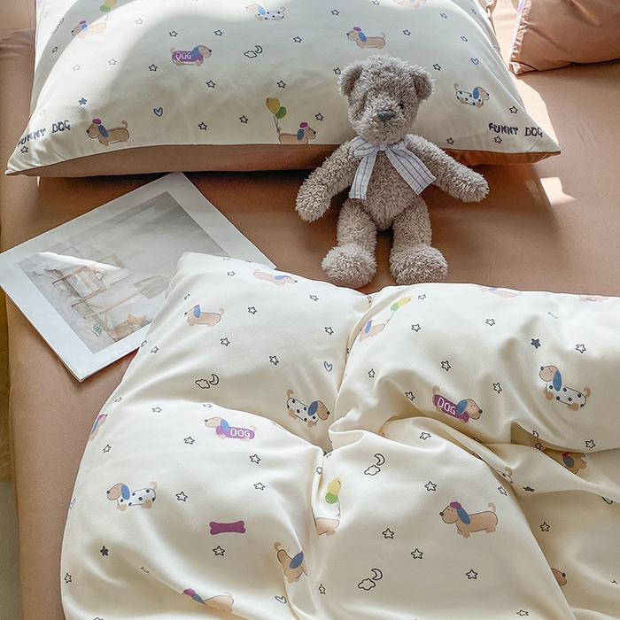 91家纺网 家纺一手货源 找家纺 （总）富缦庭2025新款A类针织双层纱四件套