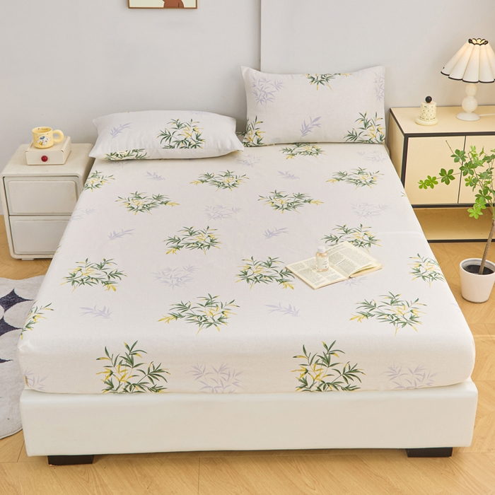 91家纺网 家纺一手货源 找家纺 首爱2025新款原棉老粗布床笠支持特殊规格定制 常年不断货 大批量供应  花漾