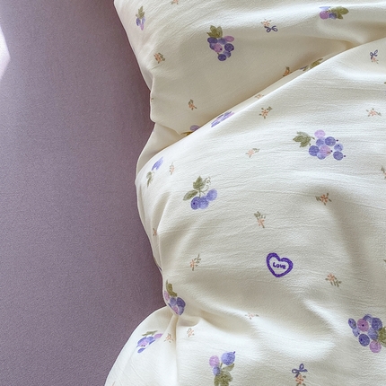 91家纺网 家纺一手货源 找家纺 （总）富缦庭2025新款A类针织双层纱四件套