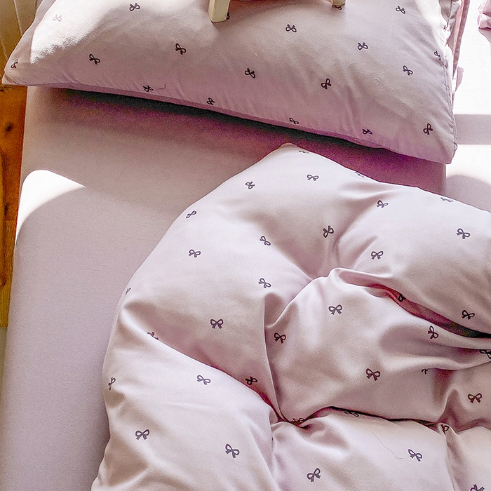 91家纺网 家纺一手货源 找家纺 富缦庭2025新款A类针织双层纱四件套彩蝶飞舞