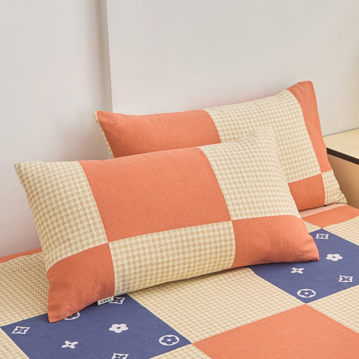 91家纺网 家纺一手货源 找家纺 首爱2025新款原棉老粗布床笠支持特殊规格定制 常年不断货 大批量供应  简尚